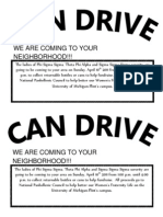 Can Drive 2011 Flyer