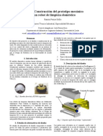 Construcción de Prototipo Mecánico de Un Robot de Limpieza Doméstico