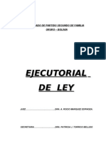 EJECUTORIAL