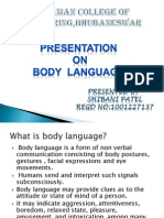 Presentation On Body Language