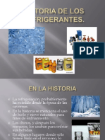 Historia de Los Refrigerantes