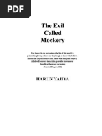 The Evil Called Mockery: Harun Yahya