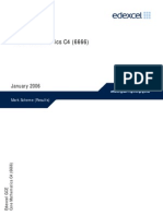Edexcel GCE Core 4 Mathematics C4 6666 Advanced Subsidiary Jan 2006 Mark Scheme