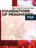 Foundations of Pragmatics