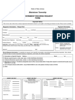 Blairstown OPRA Form