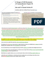 Track Changes of Doctrine and Covenants Section 10