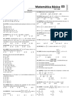 SB-04 - Lista 03 - Matem - Tica B - Sica - Produtos Not - Veis e Fatora - o