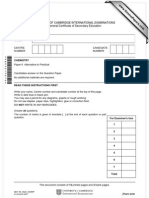 Chemistry (IGCSE) 0620 - s07 - QP - 6