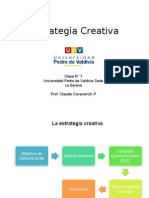 Clase 8 Estrategia Creativa