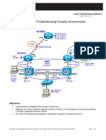 CCNPv6 TSHOOT Lab10-1-Comp-Env Student PDF