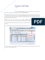 Create Append Structure in SAP Table