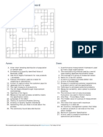 Lean Six Sigma Crossword