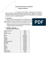 Elaboracion de Productos Carnicos Chorizo Parrillero