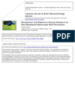 International Journal of Green Nanotechnology: Biomedicine