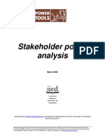 Stakeholder Power Tool English