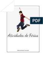 Atividade de Férias 1º Ano Do Ensino Fundamental