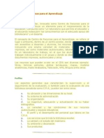 Centros de Recursos para El Aprendizaje