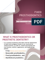 Fixed Prosthodontics - Lesson 1