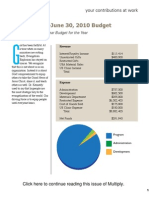 Budget (Spring Multiply 09)