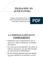 Fertilizacion y Manejo de Suelos en Fruticultura