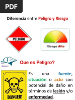 Diferencia Entre Peligro y Riesgo