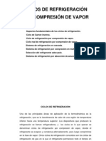 APUNTE Ciclos de Refrigeracion Por Compresion