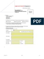 Professional Engineers Act Professional Engineers Rules - Part Ii Application To Sit For Practice of Professional Engineering Examination