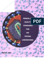 Manual On Quality Standads For HIV Testing Laboratories Naco