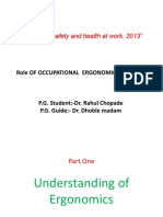 World Day For Safety and Health at Work, 2013": Role of Occupational Ergonomics in Mines