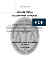 Codigo de Faltas de Formosa