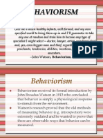 Behaviorism