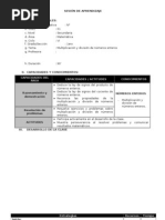 SESION de APRENDIZAJE 1 Multiplicacion y Division de Numeros Enteros