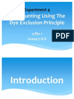 Cell Counting Using Dye Exclusion Principle