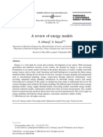 A Review of Energy Models