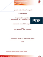 Berrones 2012, TIC en Logistica y Transporte