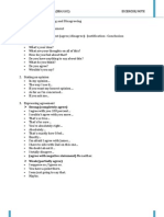 The Expressions For Agreeing and Disagreeing