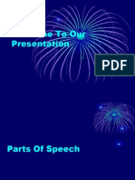 Presentation of Parts of Speech