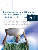 Améliorer Les Conditions de Vie en Milieu Rural Par L'accès À L'énergie