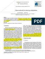 Comparison of Three Methods For Natural Gas Dehydration