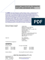 MX921 Low Current Repeater Spec