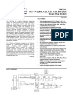 73K324L CCITT V.22bis, V.22, V.21, V.23, Bell 212A Single-Chip Modem