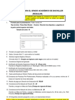 Requisitos de Bachiller Regular PDF