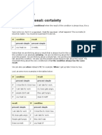 Conditionals Zero Conditional: Certainty: IF Condition Result Present Simple Present Simple