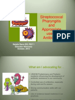 Streptoccocal Pharyngitis and Appropriate Use of Antibiotics