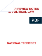 2010 Bar Review Notes in Political Law by Atty. Dela Cruz