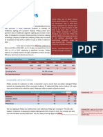 Business Growth: Indicators (In Million Euros) Healthcare Lighting Consumer Lifestyle