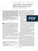 Gate-Diffusion Input (GDI) A Power Efficient Method For Digital Combinatorial Circuits