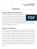 Telecommunication: GSM (Global System For Mobile Communication)