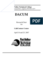 Call Center DACUM April 2007