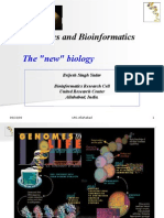 Genomics and Bioinformatics: The "New" Biology